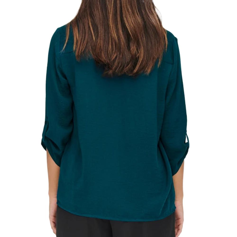 JDY DIVYA Women's Blue Blouse Photo of the Espace des Marques %store% store - view of %key%