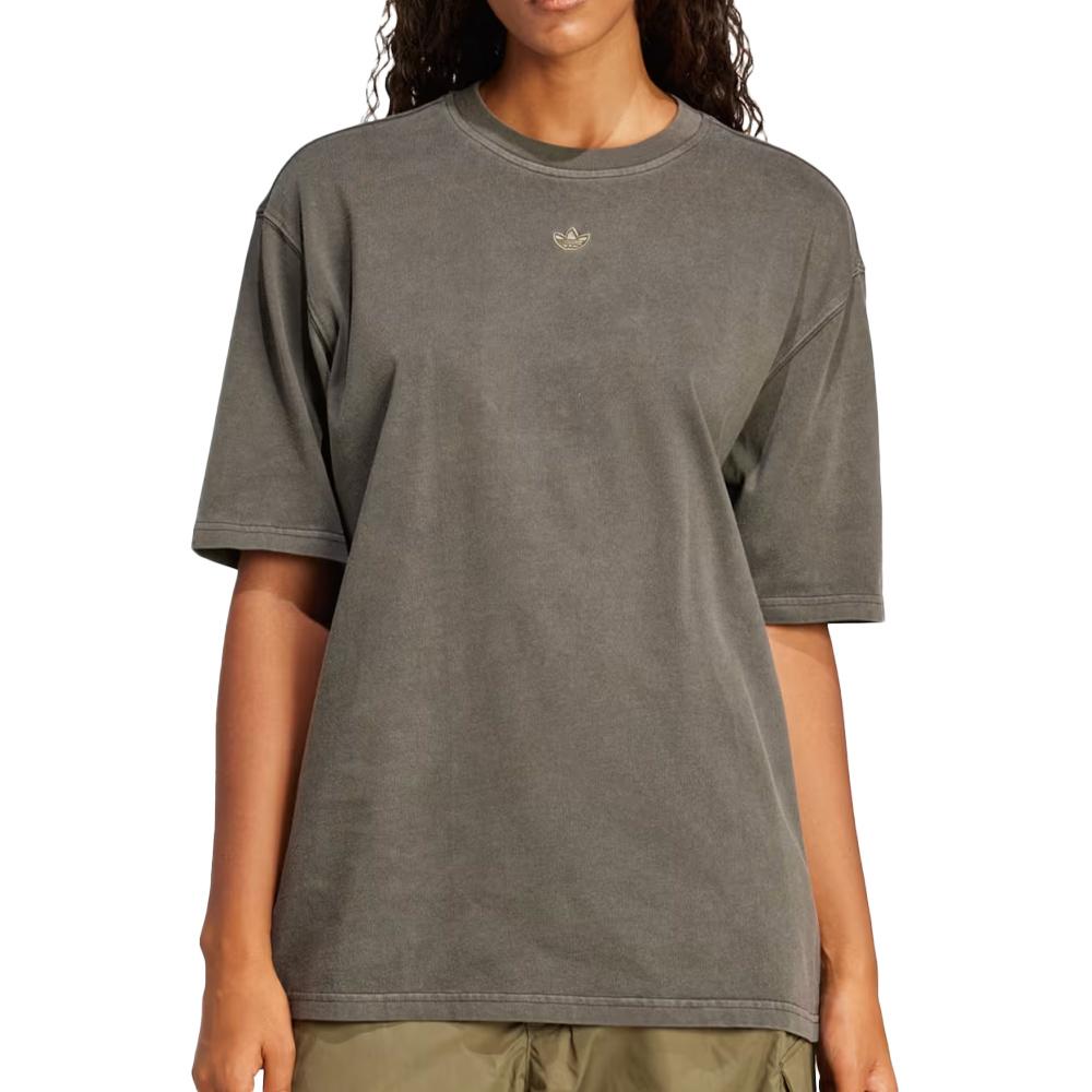 T-Shirt Gris Femme Adidas Graphic pas cher