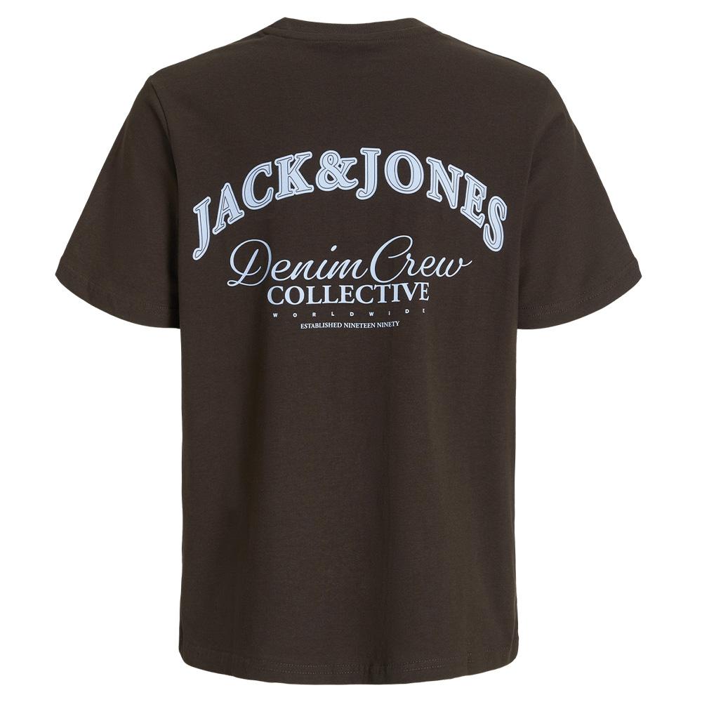Dunkelbraunes T-Shirt für Jungen von Jack & Jones Brandes Ansicht 2