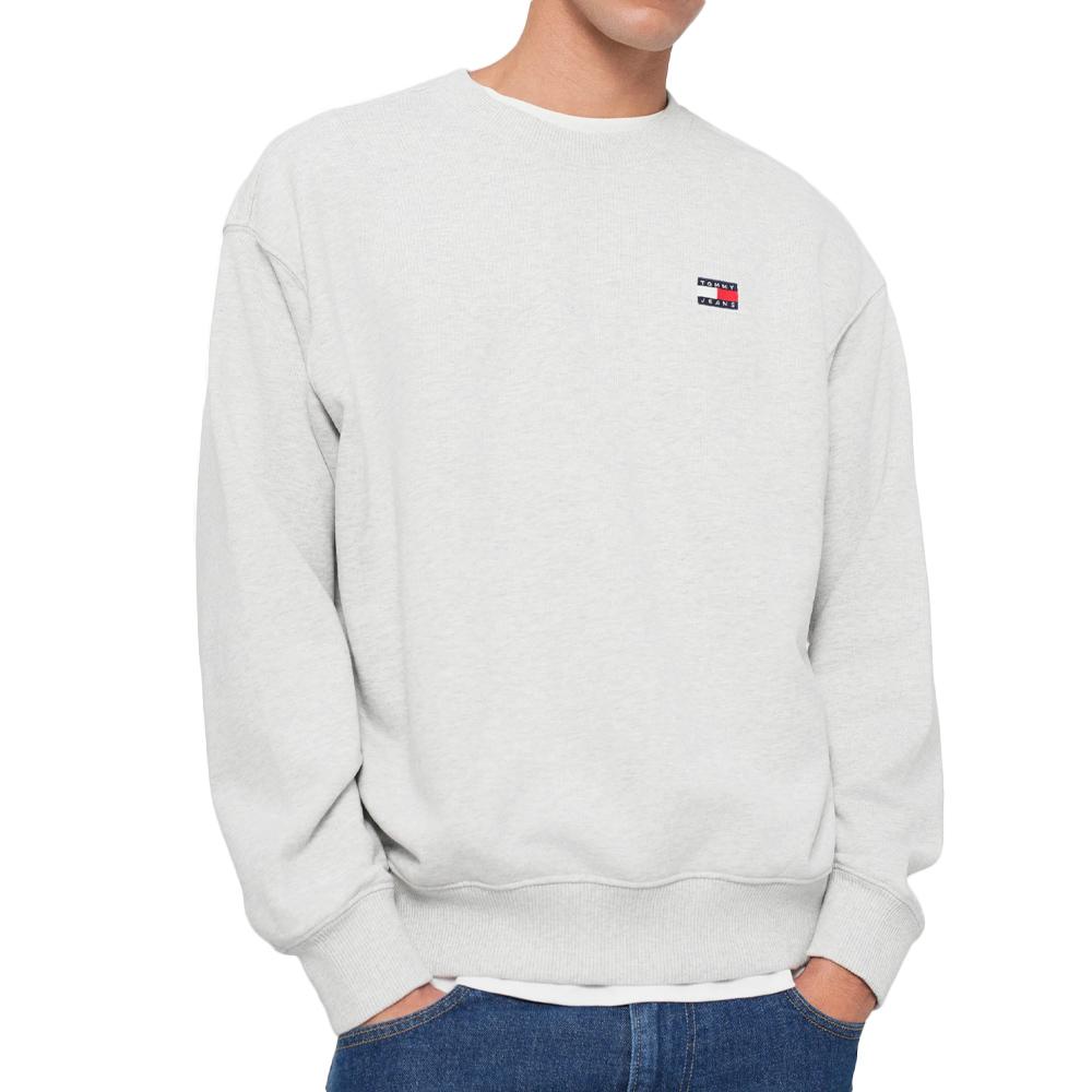 Tommy Hilfiger Men’s Grey Sweatshirt with Badges Photo of the Espace des Marques %store% store - view of %key%