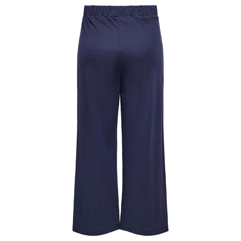 Pantalones fluidos azul marino para mujer JDY Rebekka ver 2