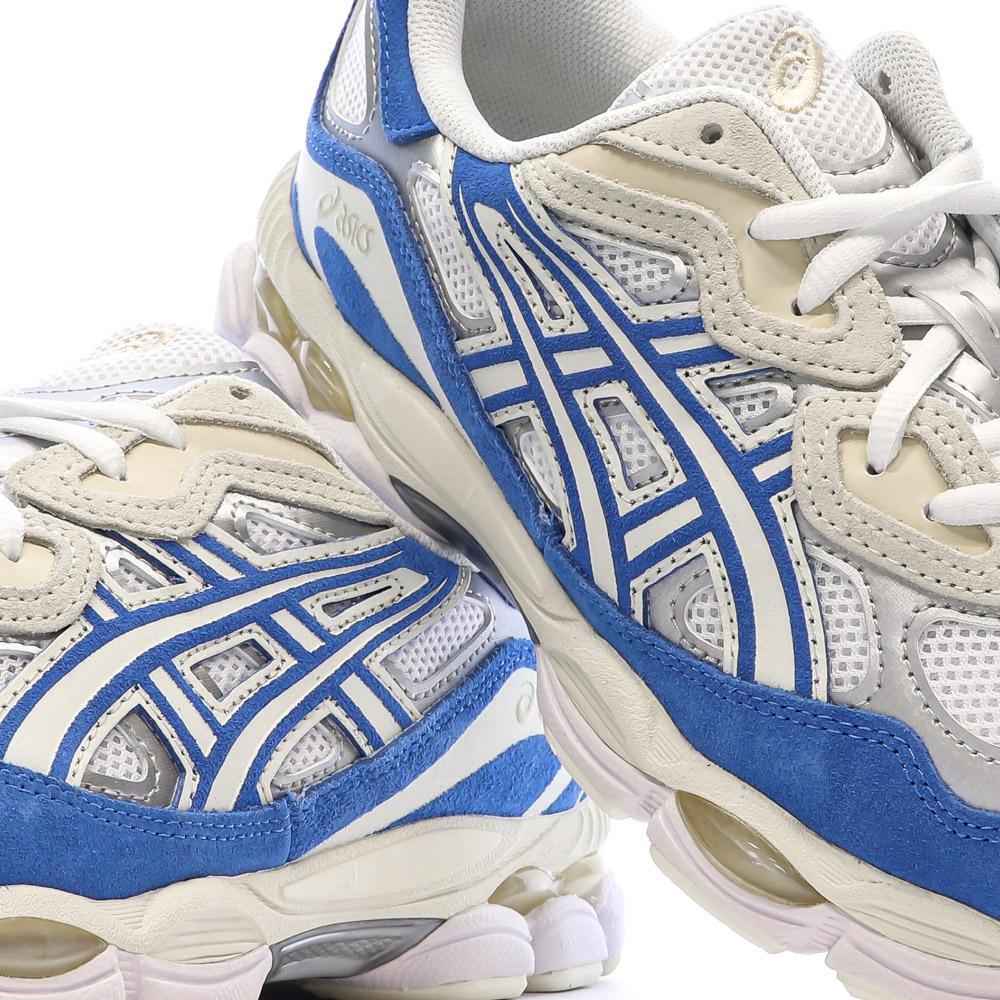Zapatillas blancas/azules para hombre Asics Gel-nyc ver 7