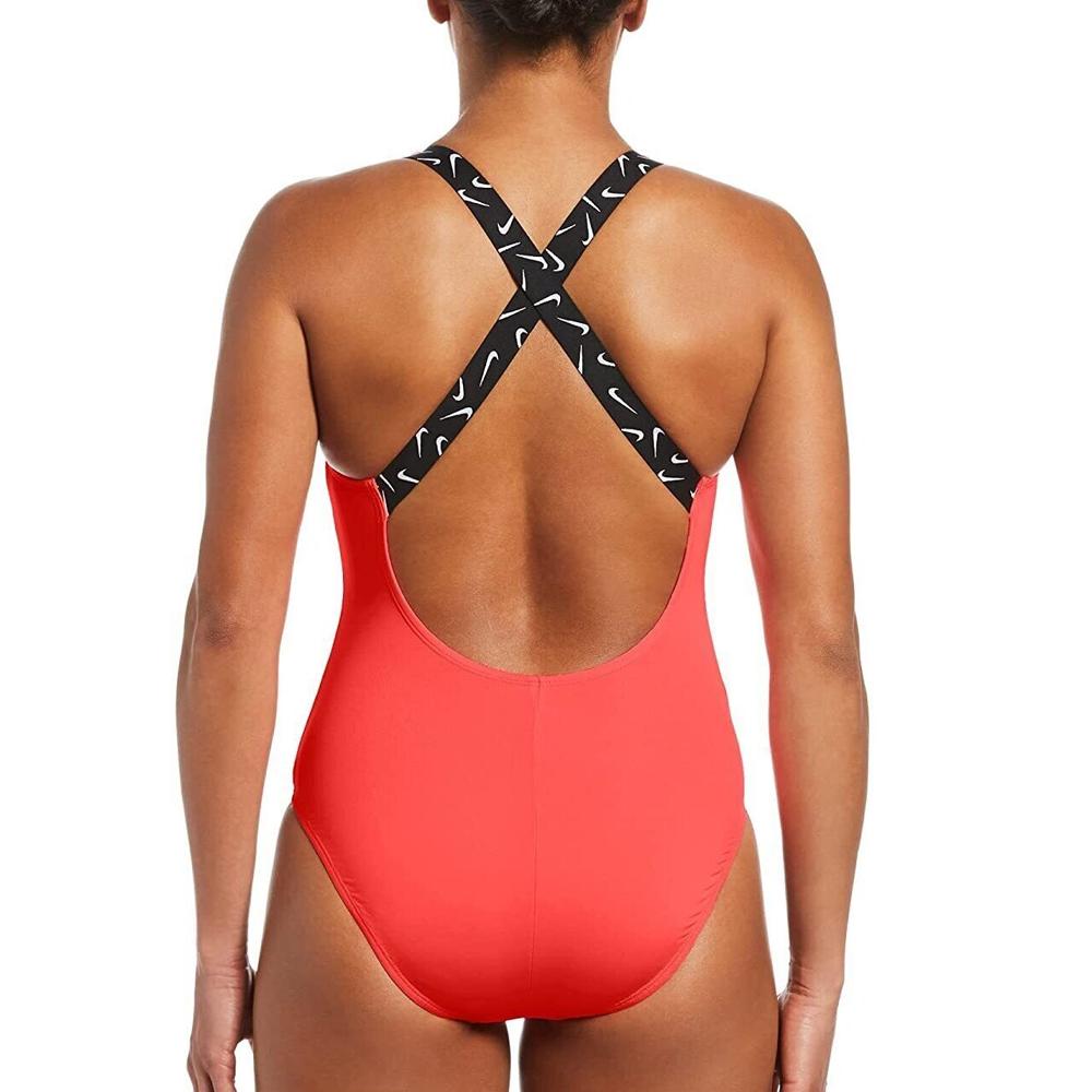 Nike Crossback Women's 1-piece Swimsuit Red Photo of the Espace des Marques %store% store - view of %key%