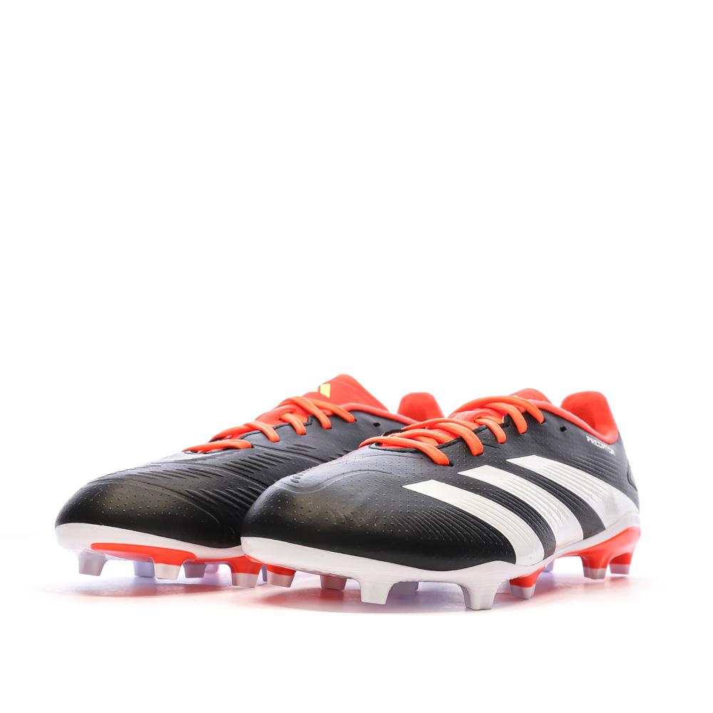 Chaussures de Foot Noires Junior Adidas Predator League L FG vue 6