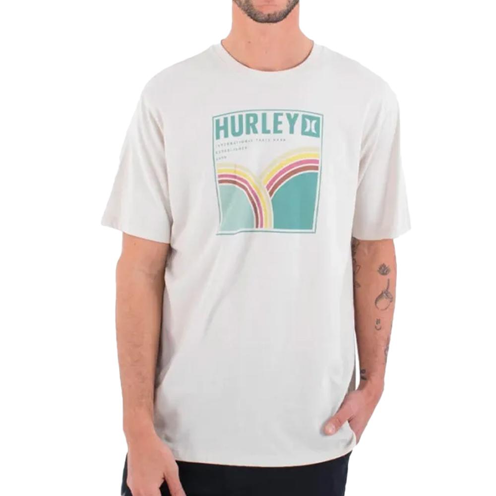 Hurley Rolling Hills Männer T-Shirt Beige günstig