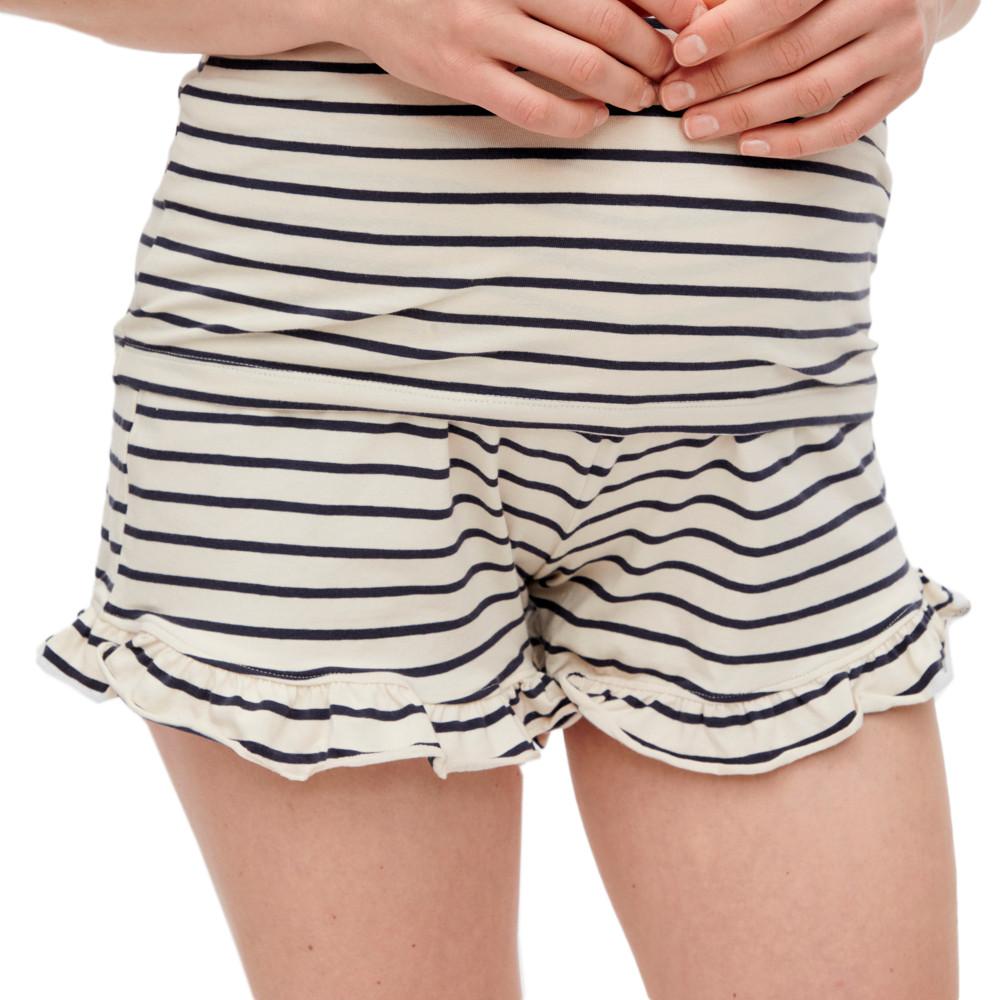 Shorts Beige/Marine Frau Mamalicious Nadine günstig