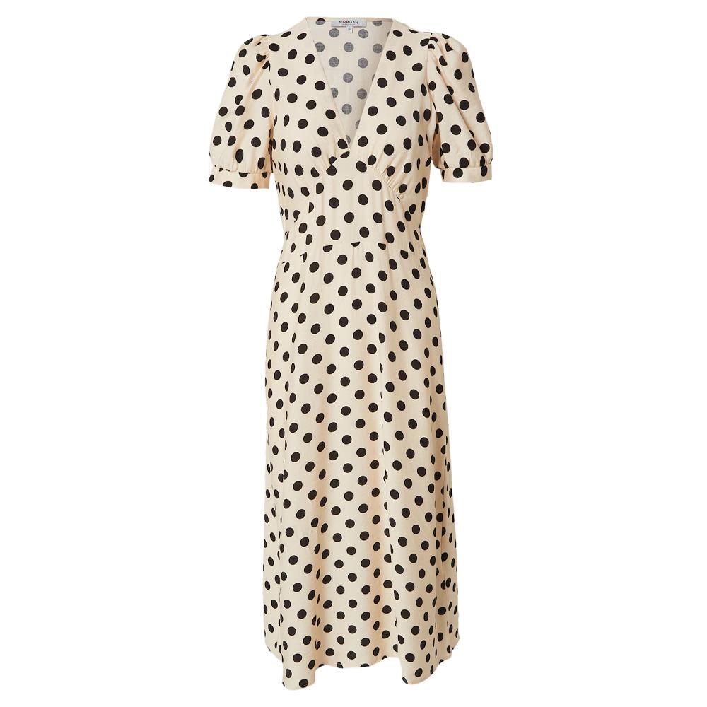 Vestido crudo con lunares para mujer Morgan ROVITA ver 3