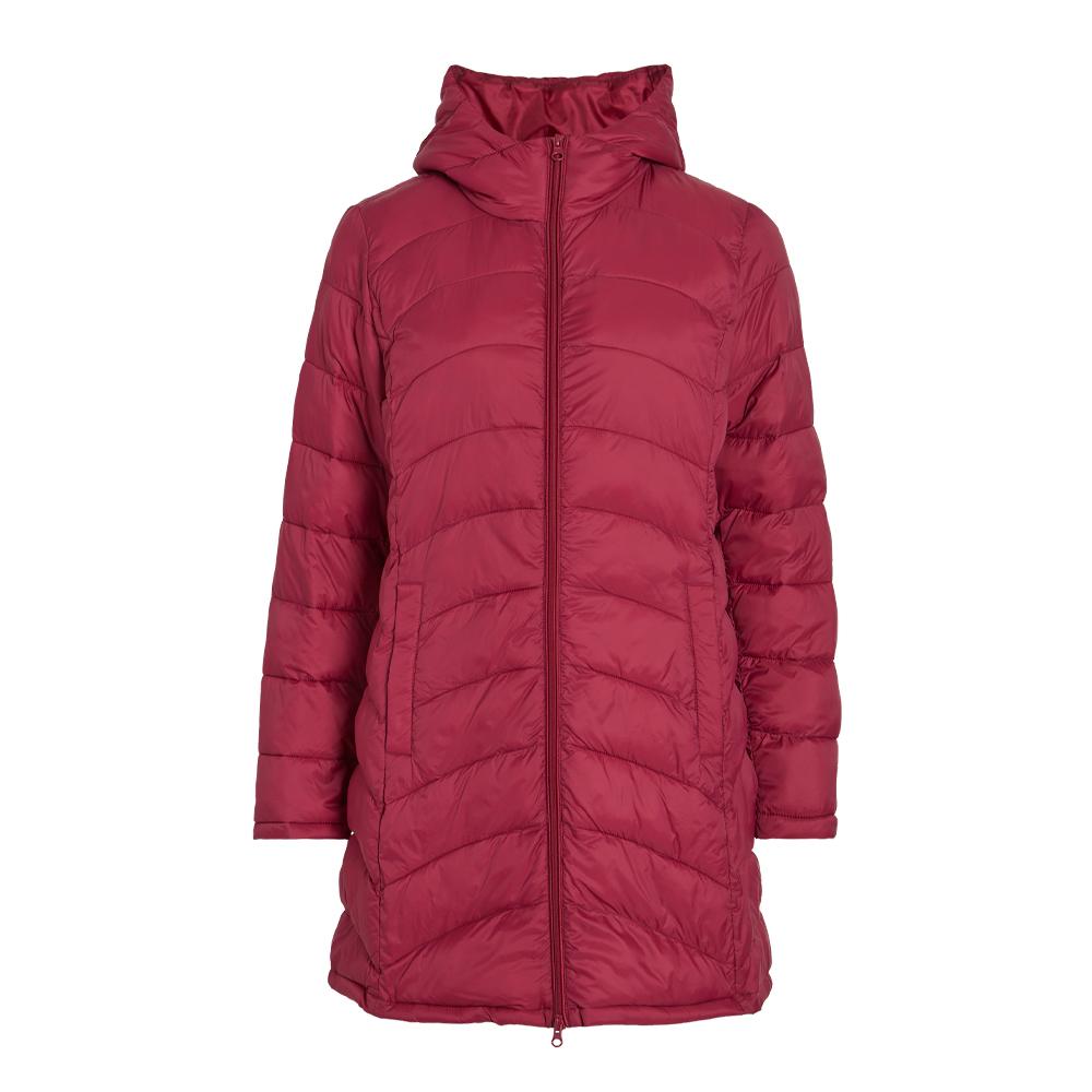 Chaqueta acolchada roja para mujer Vila Sibiria 608 barato
