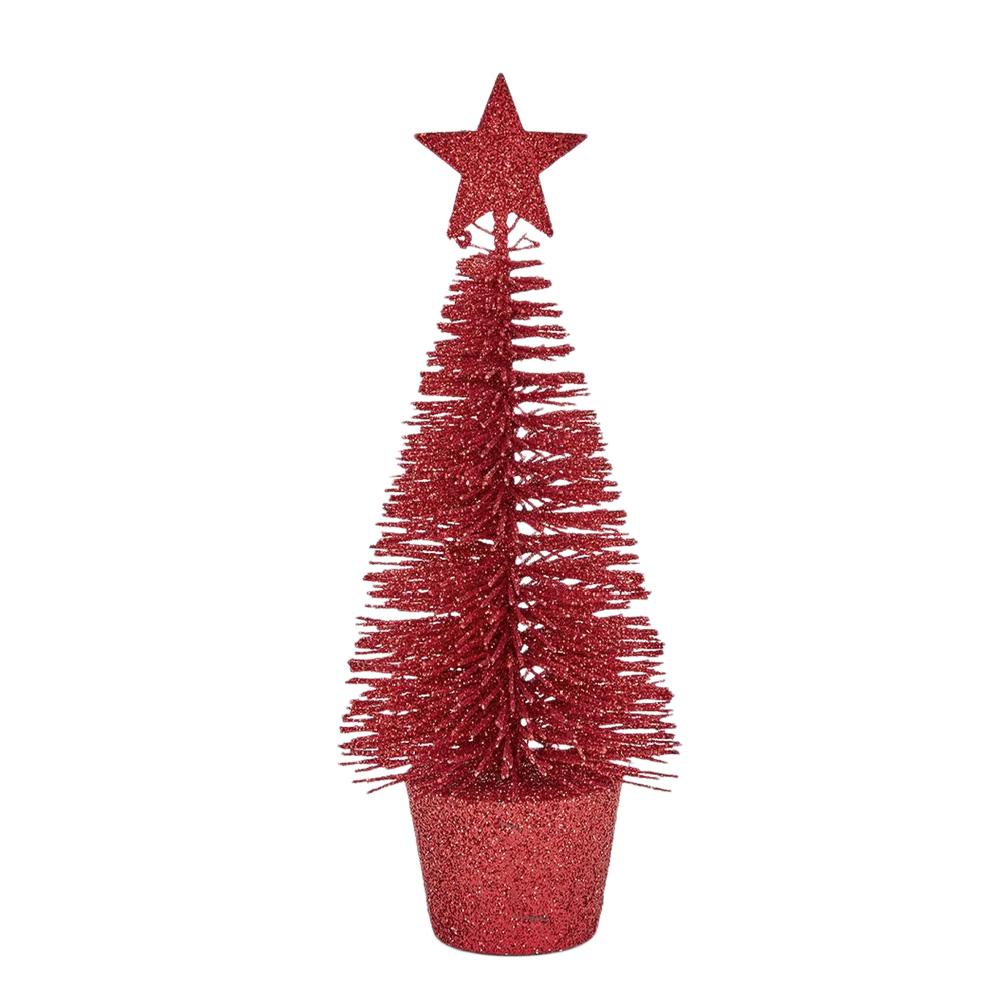 Weihnachtsbaum Rot Atmosphera Paill 15cm günstig