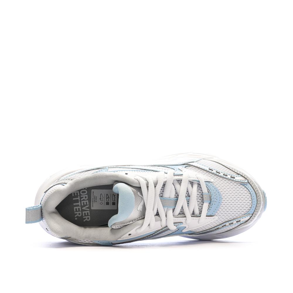 Weiße/hellblaue Puma Morphic Sneaker für Jungen Ansicht 4