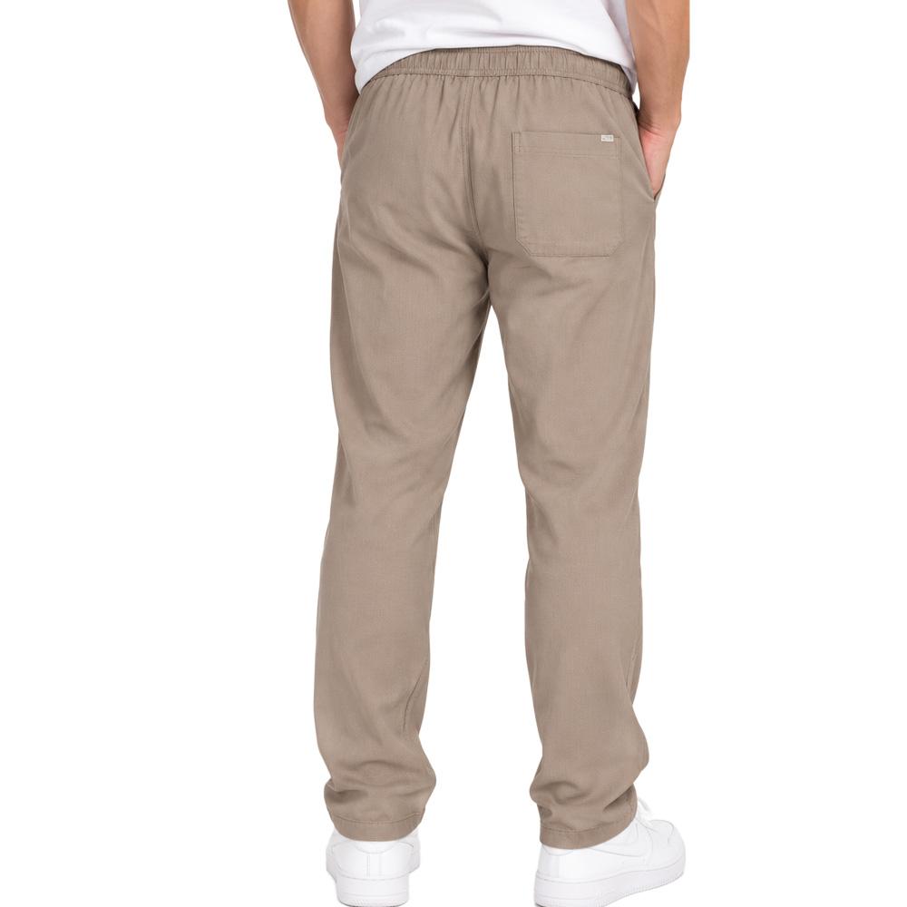 Pantalon fluide Taupe Homme RMS26 Texture vue 2