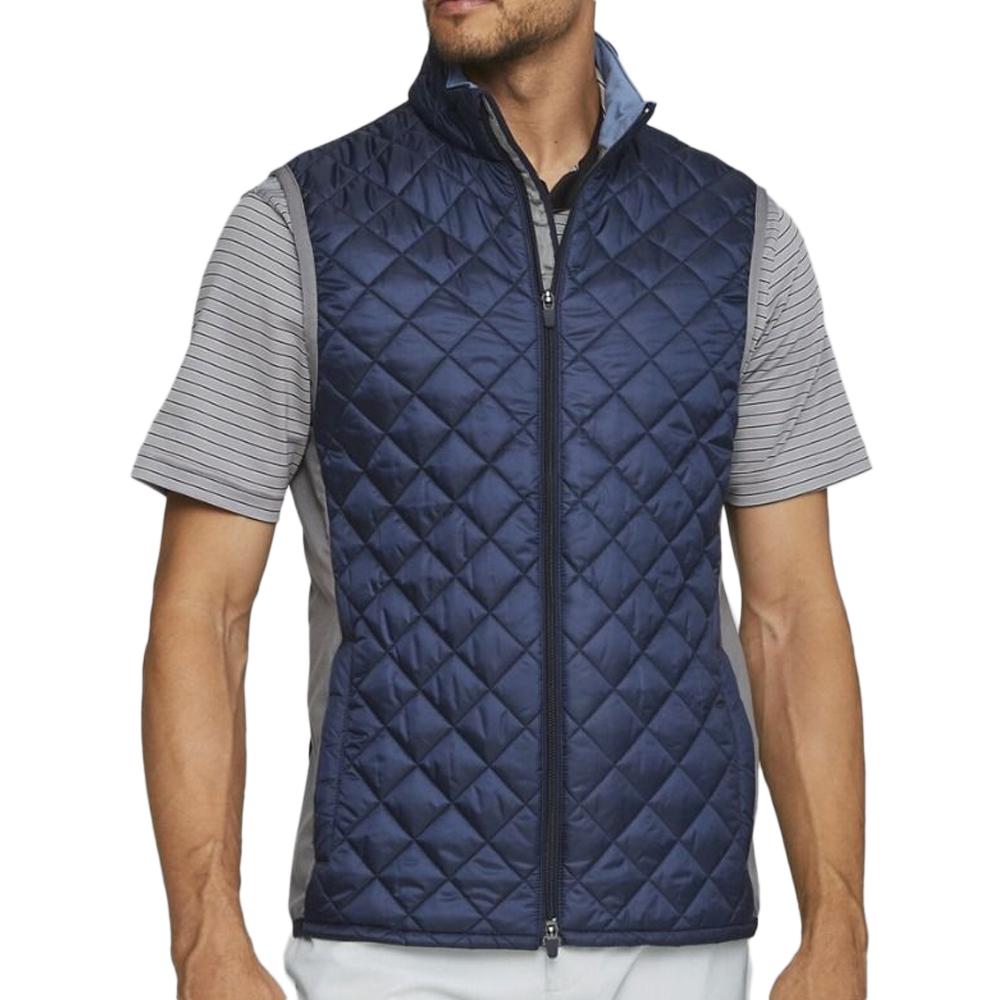 Chaqueta acolchada azul marino para hombre Puma Quilted barato