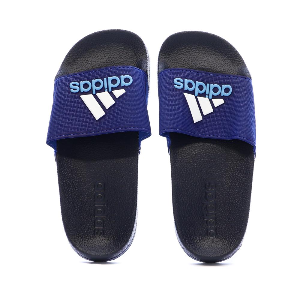 Claquettes Bleu/Noires Garçon Adidas Adilette Shower vue 3