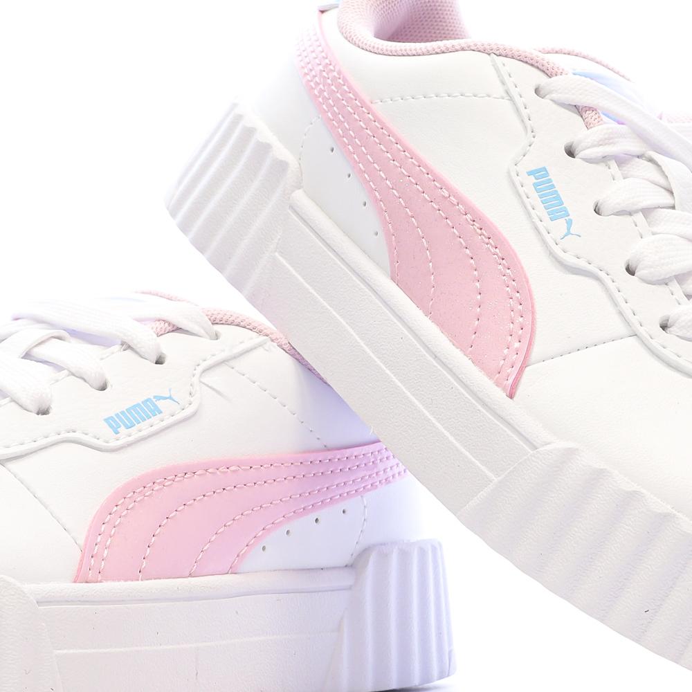 Weiß-rosa Puma Carina 3.0 Jellyy Sneaker für Mädchen Ansicht 7
