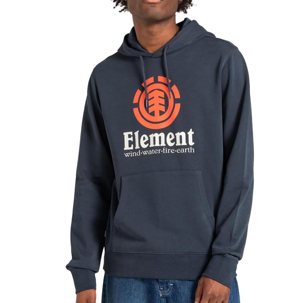 Sudadera azul marino para hombre Element Vertical barato