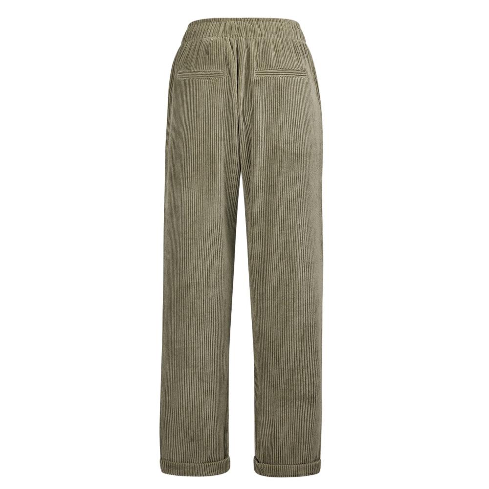 Damen-Samt-Hose in Dunkelkhaki von Teddy Smith, Modell „Teddy Middle“ Ansicht 2