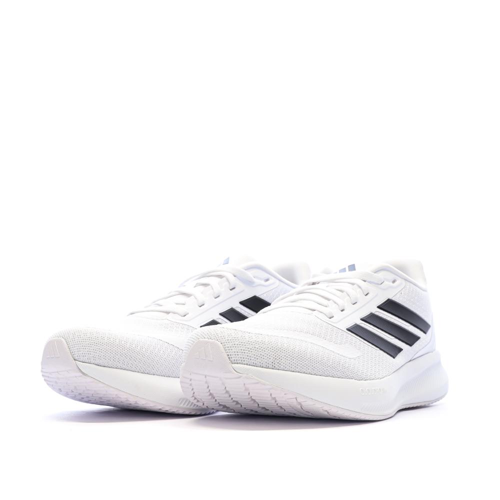 Chaussures Running Blanc/Noir Garçon Adidas Runfalcon vue 6