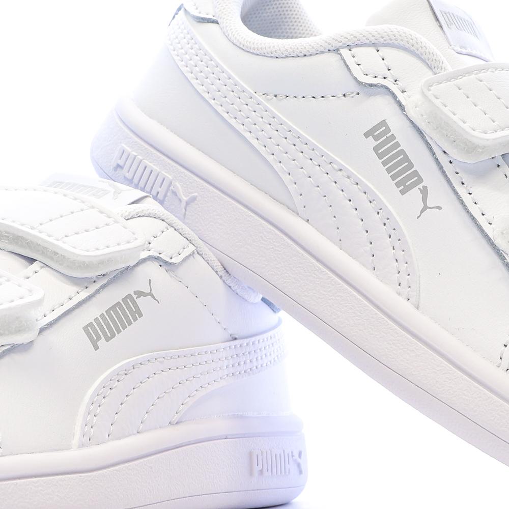 Puma Smash 3.0 White Baby Trainers Photo of the Espace des Marques %store% store - view of %key%