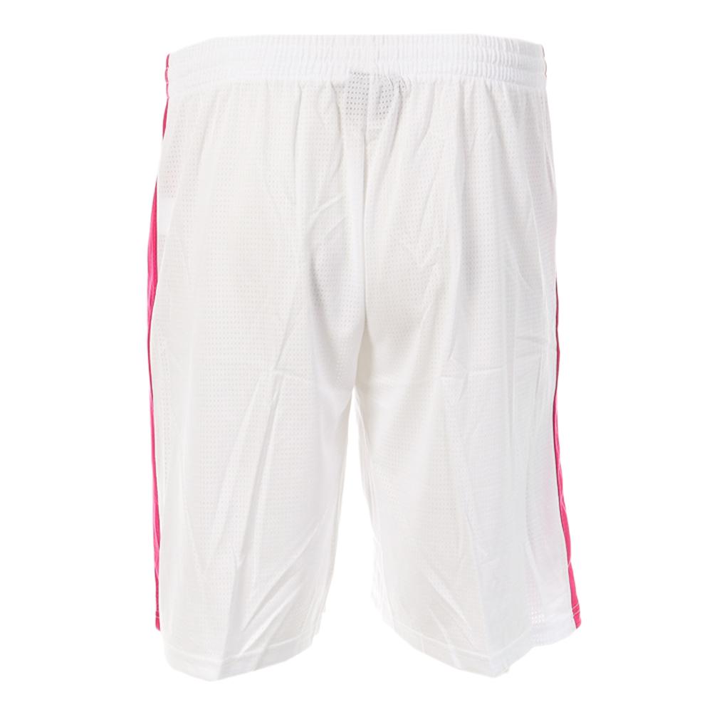 Herren Basketball Shorts Weiß/Pink Sport Zone Miami Ansicht 2