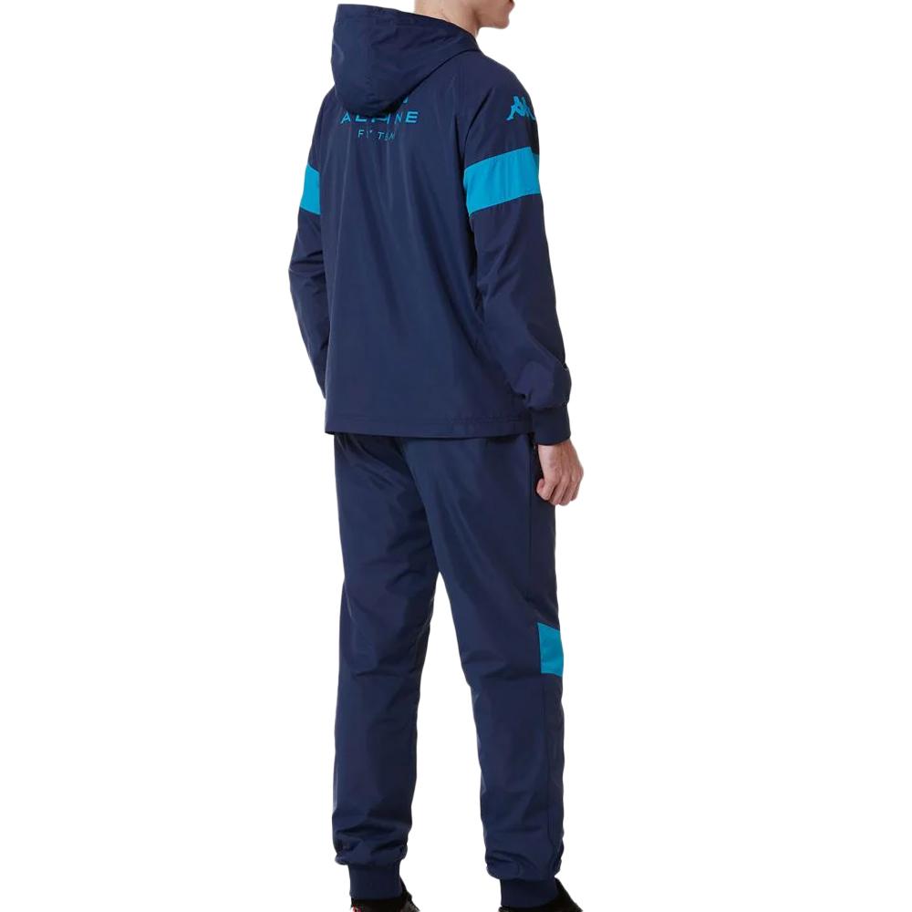 Men's navy/turquoise tracksuit Kappa Astaedy Photo of the Espace des Marques %store% store - view of %key%