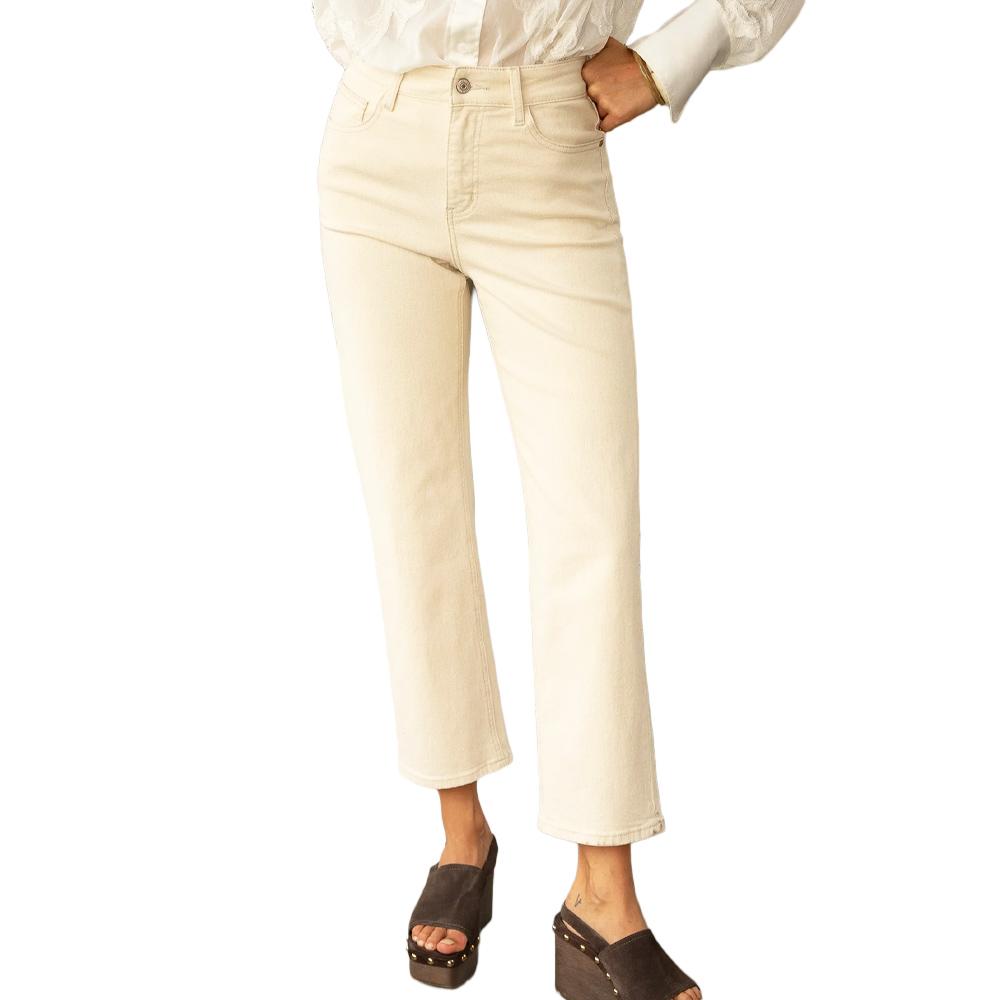 Oraije Solange Women's Straight Beige Jeans affordable