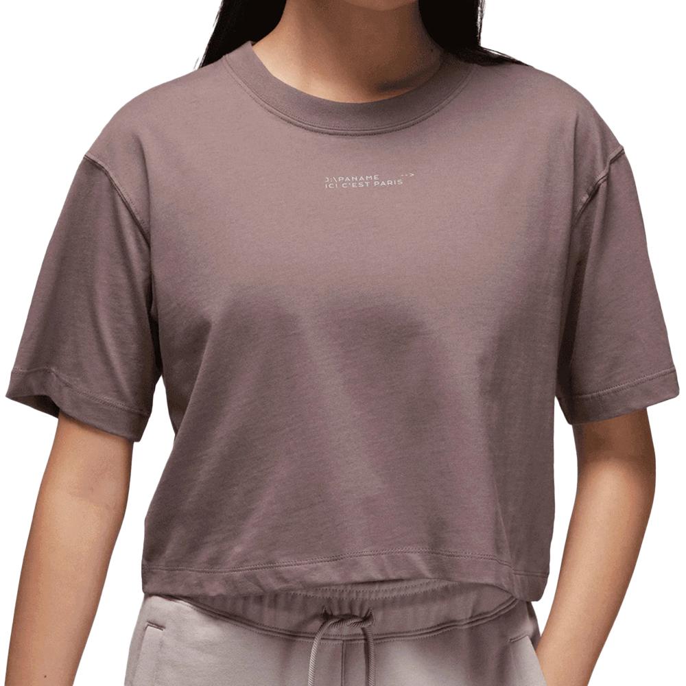 Nike Boxy Damen Braunes T-Shirt günstig