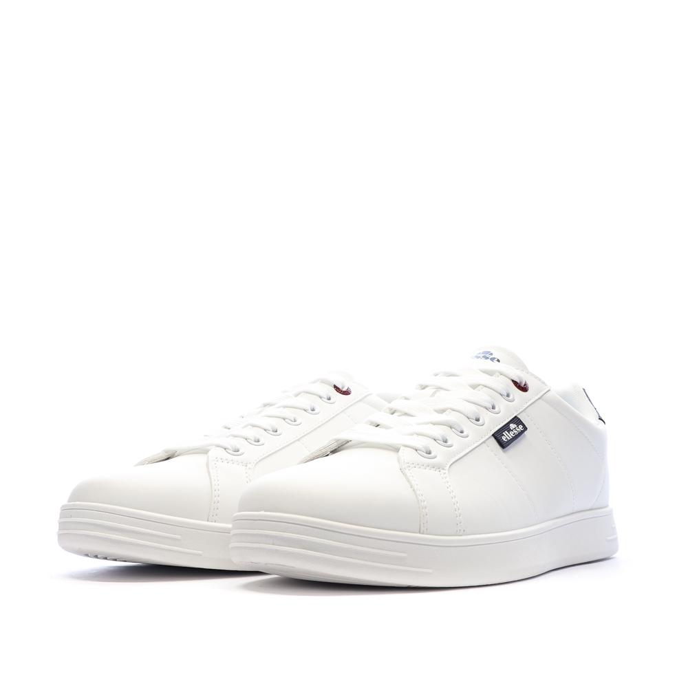 Zapatillas blancas y azul marino para hombre Ellesse Jacob Defender ver 6
