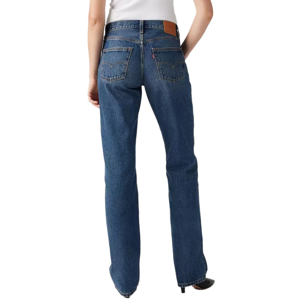 Jean 501 90s Bleu Foncé Femme Levi's A1959 vue 2
