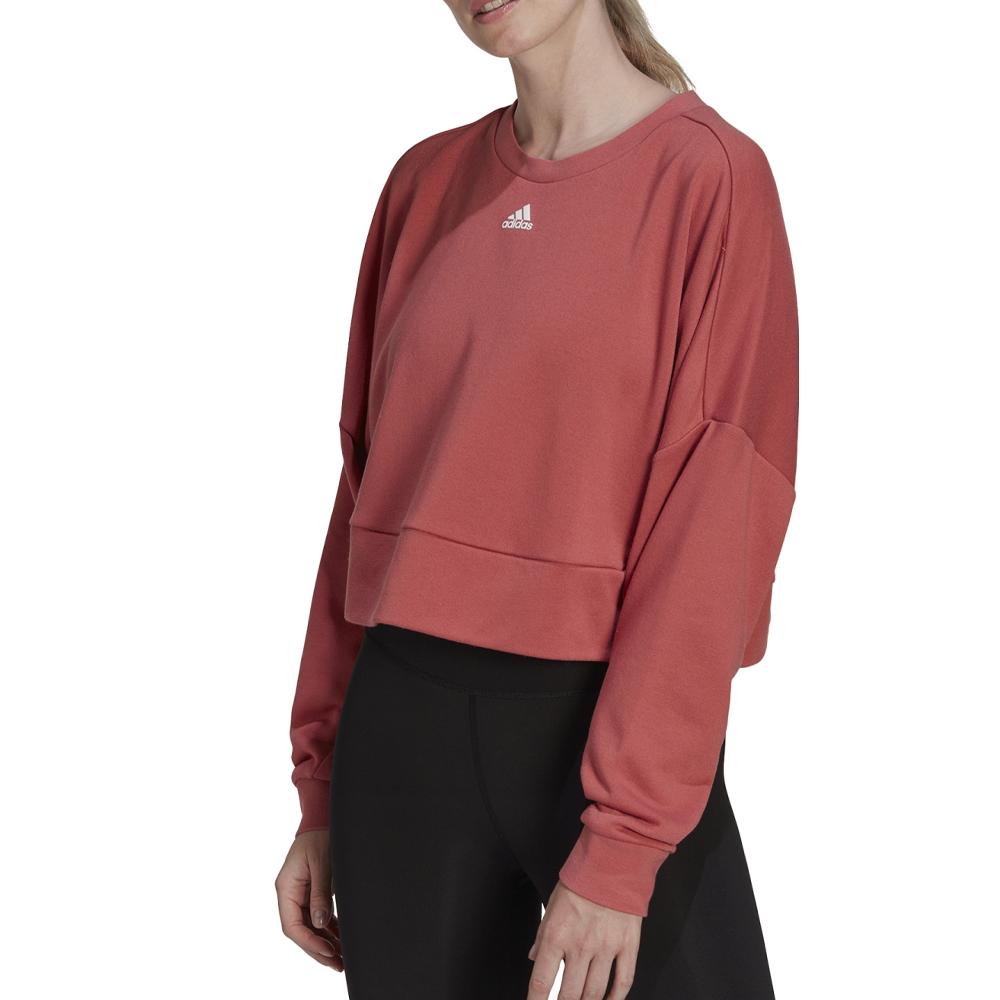 Women's pink sweatshirt Adidas Stdio affordable
