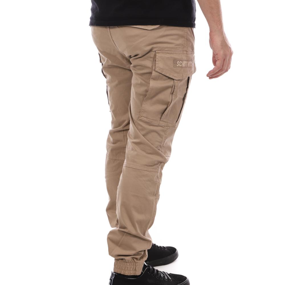 Cargohose Beige Mann Schott Relax Ansicht 2