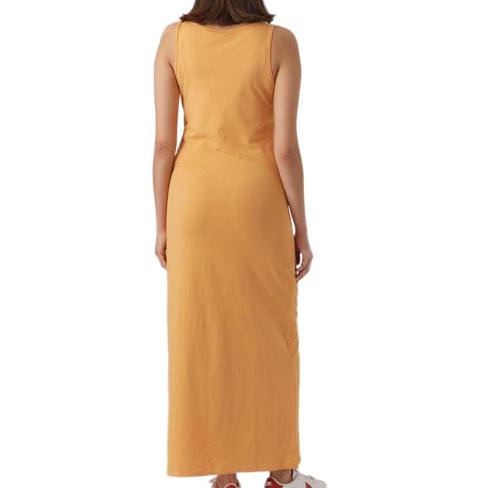 Langes Kleid Orange Frau Mamalicious lmia Ansicht 2