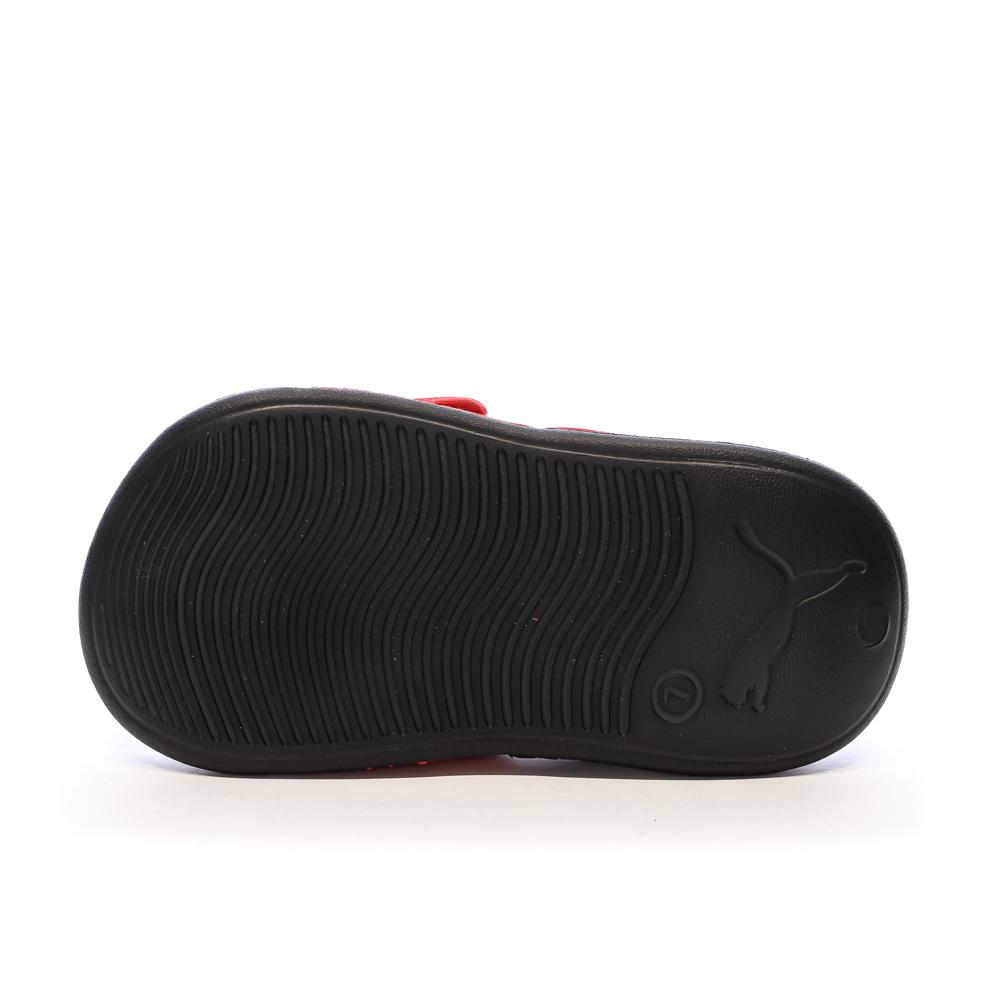 Sandals Black/Red Child Puma Popcat 20 Photo of the Espace des Marques %store% store - view of %key%