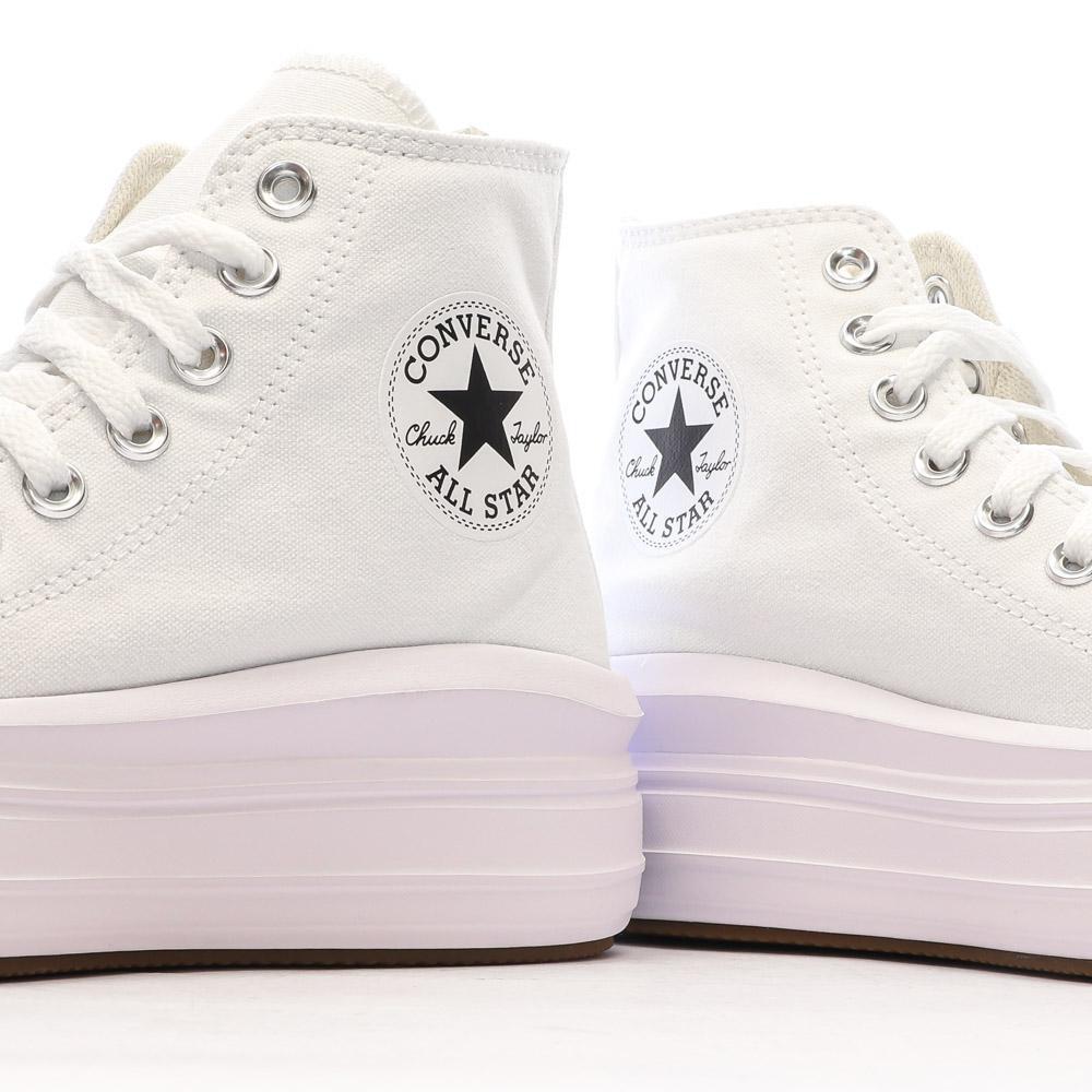 Weiße Sneakers Damen Converse Chuck Taylor All Star Move 568498C Ansicht 7