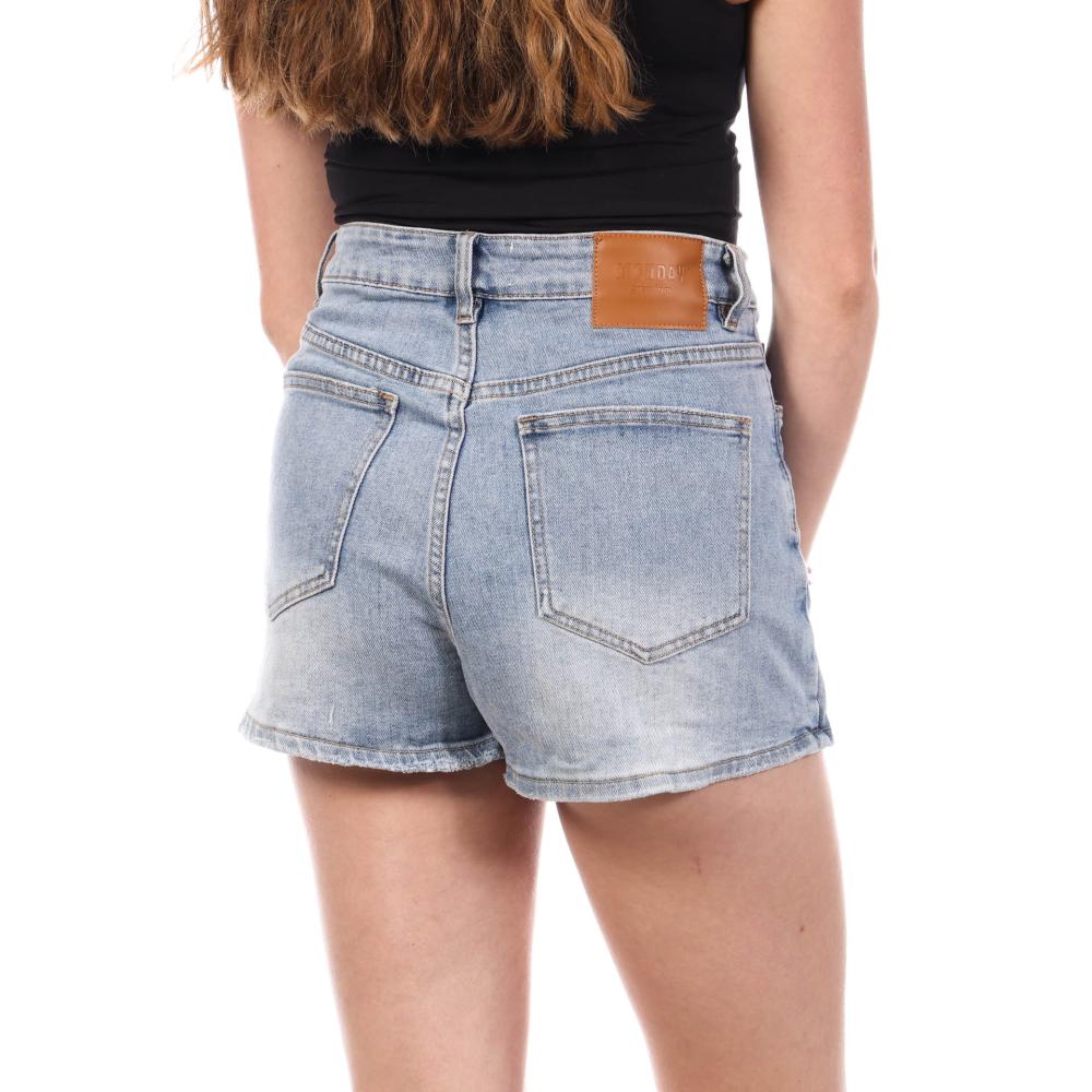 Falda-pantalón corta azul para mujer Monday Premium 164 ver 2