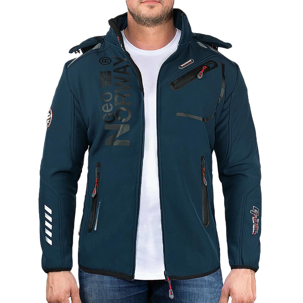 Geographical Norway Royaute Parka Softshell Azul Marino, Hombre WW1973H/GN barato