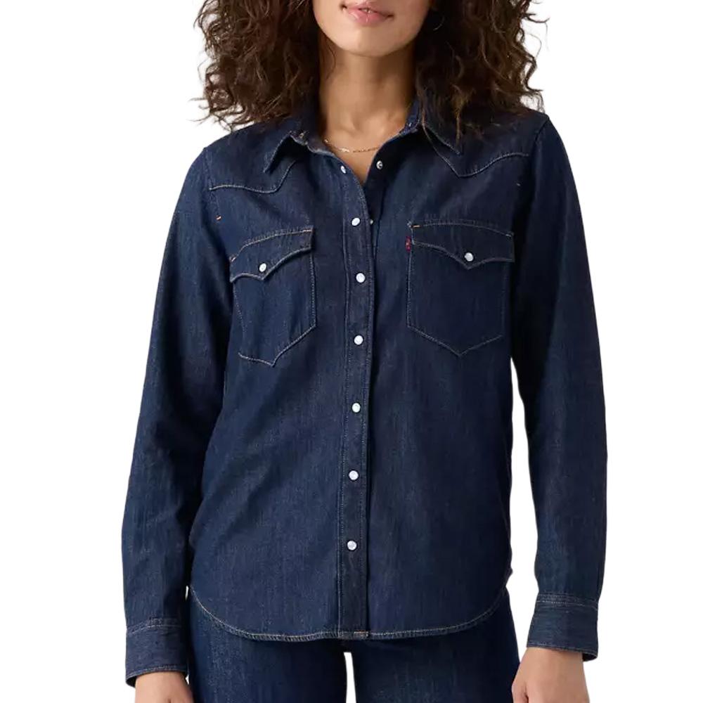 Levi’s The Ultimate Western Women’s Raw Denim Shirt Photo of the Espace des Marques %store% store - view of %key%