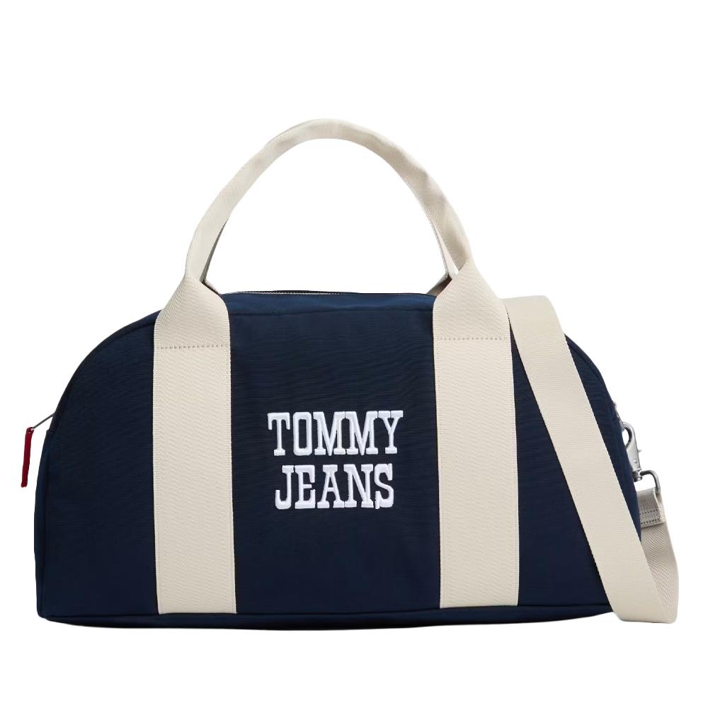Bolsa de deporte azul marino para hombre Tommy Hilfiger Tjm Bold Varsity barato