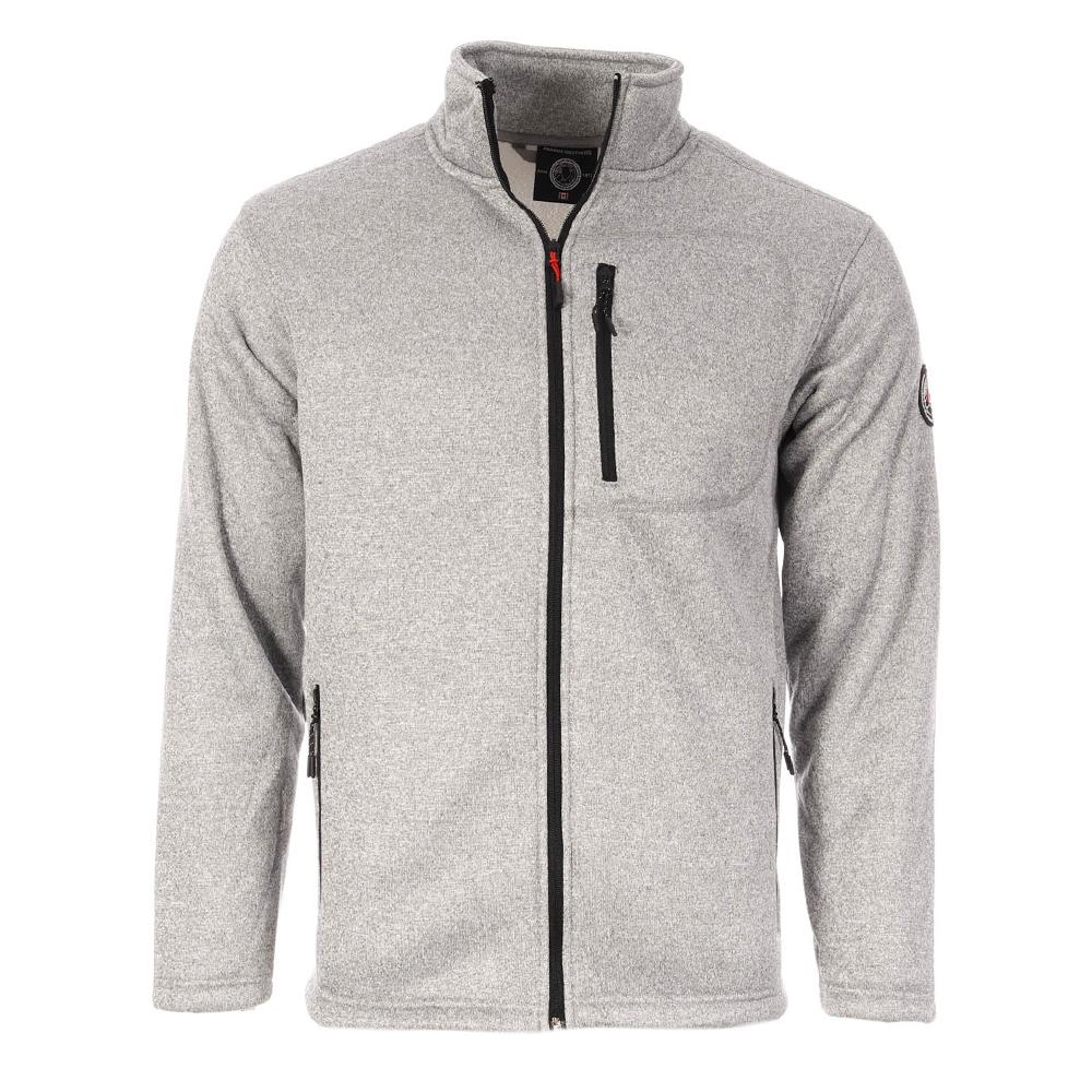 Chaqueta polar gris Paname Brothers Sherpa para hombre barato