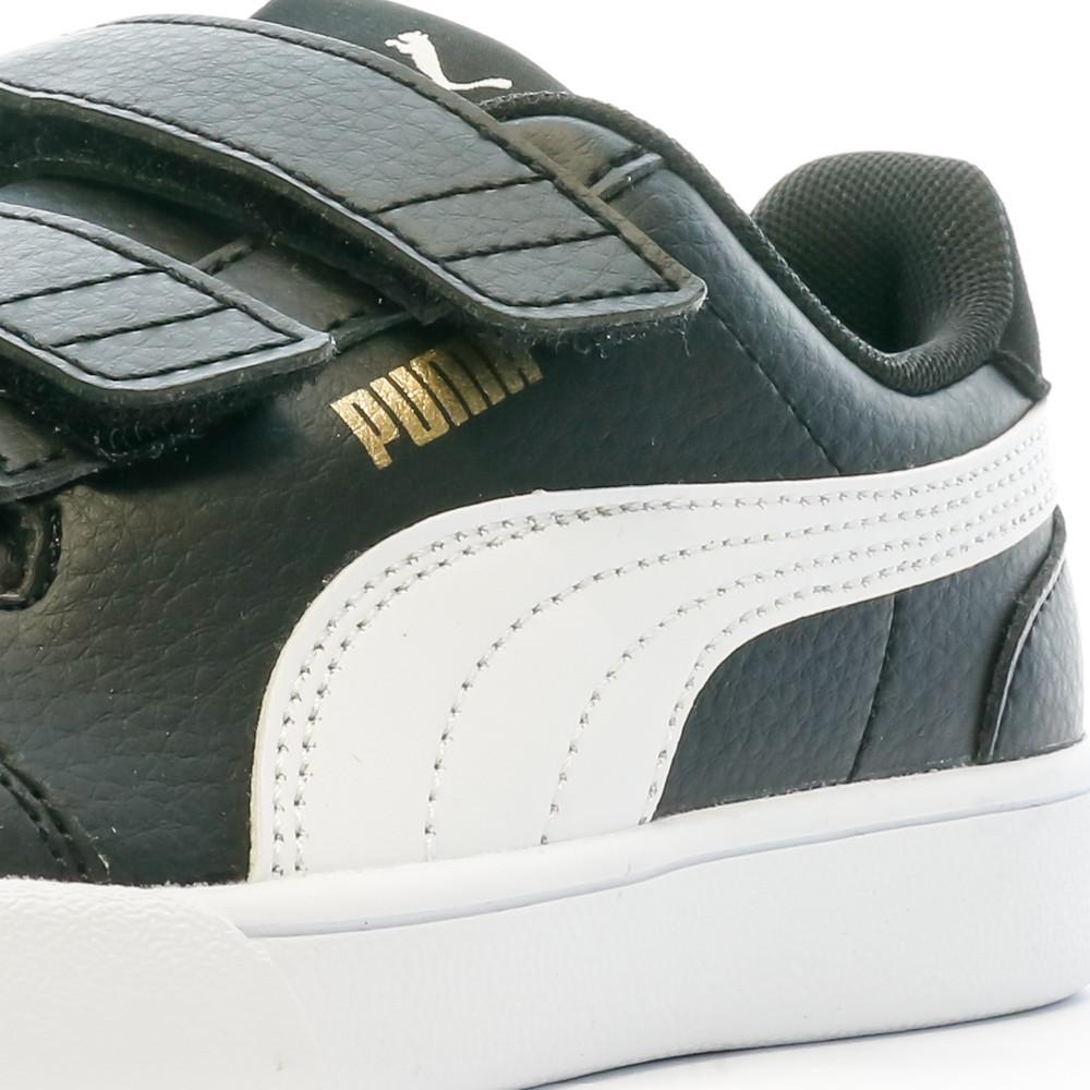 Schwarze Sneakers mit Klettverschluss Jungen Puma Shuffle Ansicht 6