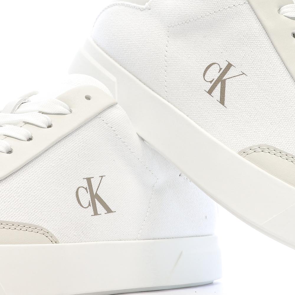 Zapatillas blancas para hombre Calvin Klein Jeans Low Pro Cups ver 7