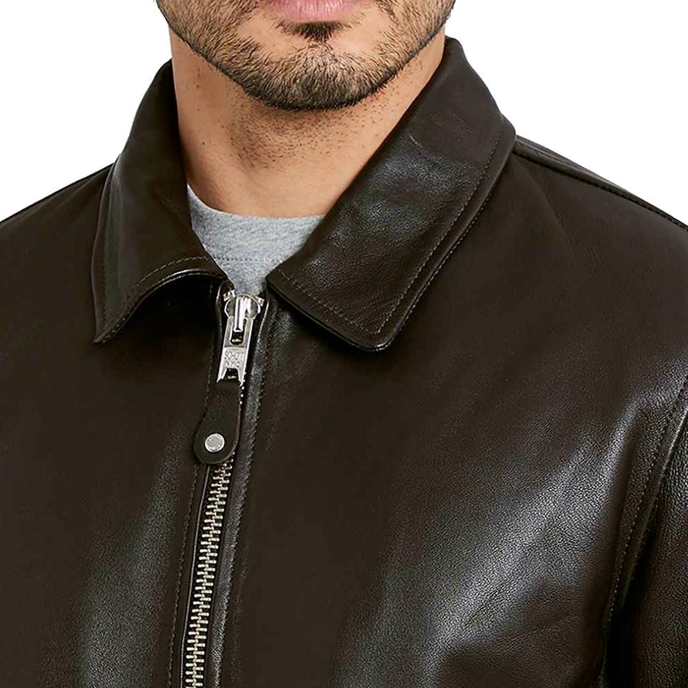 Men's Brown Leather Jacket Schott Mens Leather Pilot Photo of the Espace des Marques %store% store - view of %key%