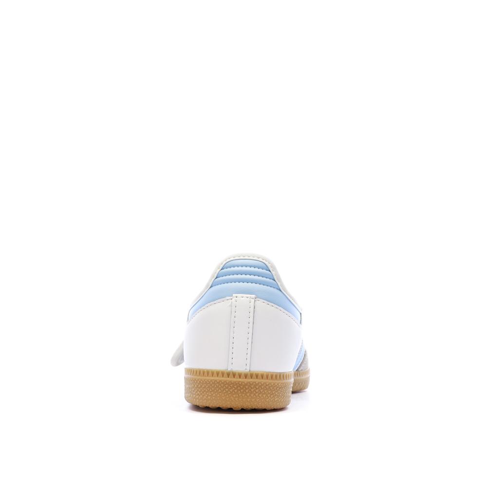 SAMBA JANE White/Blue Women’s Trainers by Adidas Photo of the Espace des Marques %store% store - view of %key%