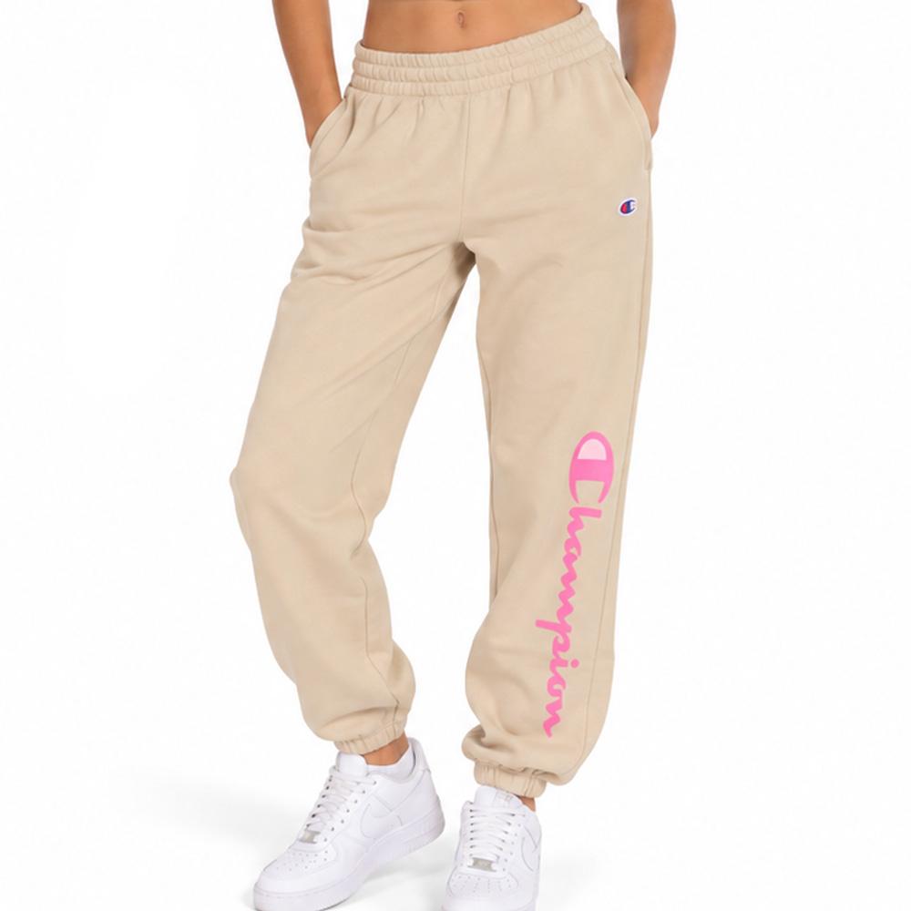 Pantalones de chándal beige/rosa para niña Champion C814KB706 barato