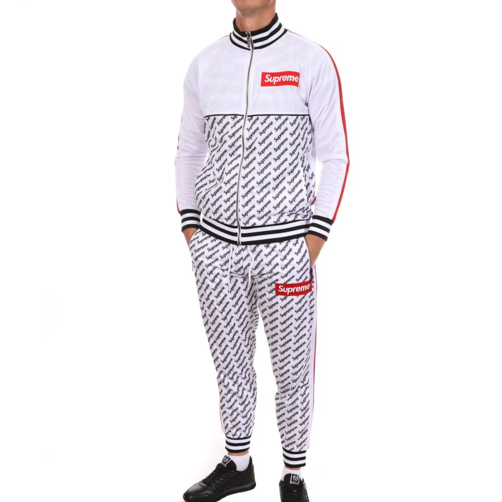 Chándal blanco Supreme Grip Sanchez BLA de hombre barato