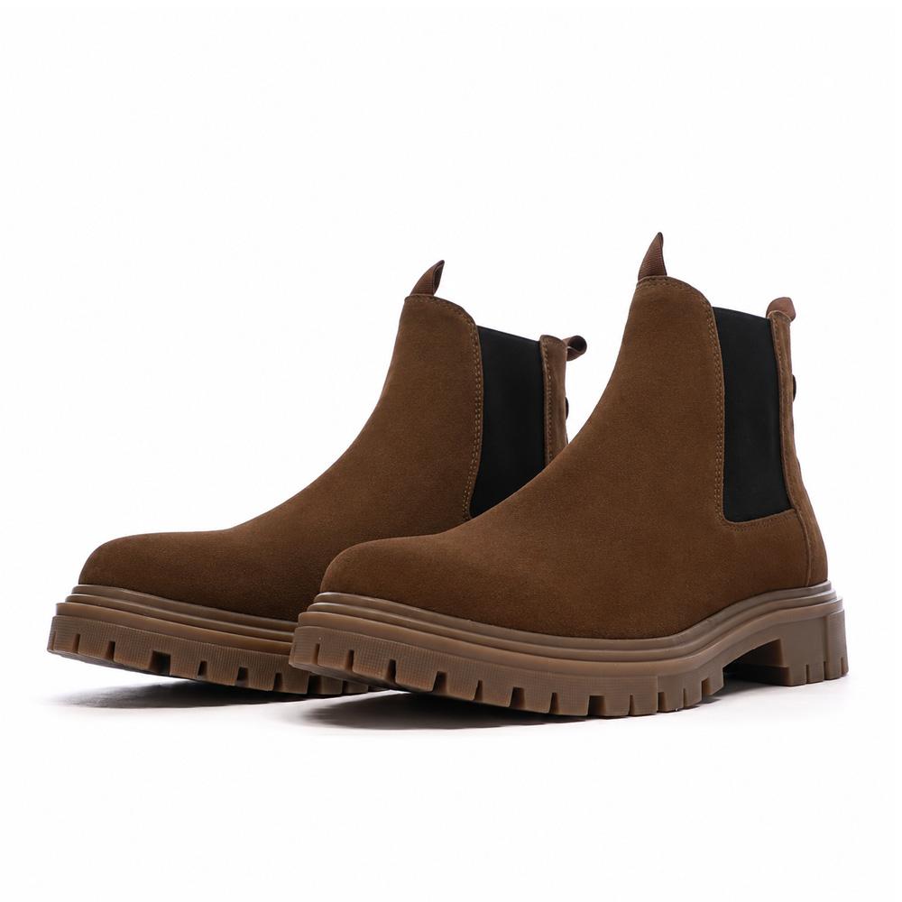 Kaporal Delsea Men’s Brown Ankle Boots Photo of the Espace des Marques %store% store - view of %key%