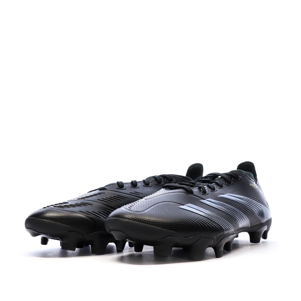 Chaussures de Foot Noires Homme Adidas Predator League MG vue 6