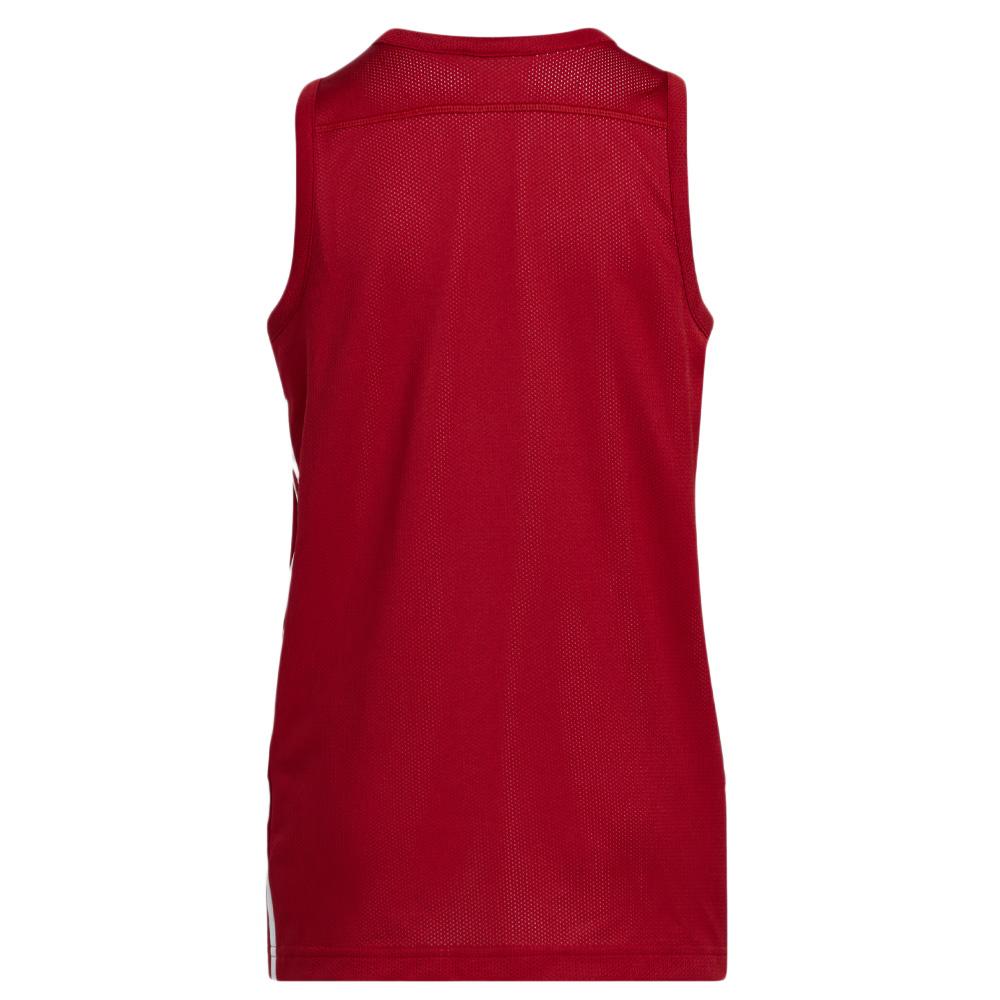Camiseta de baloncesto Adidas Spee Roja, Niño ver 3