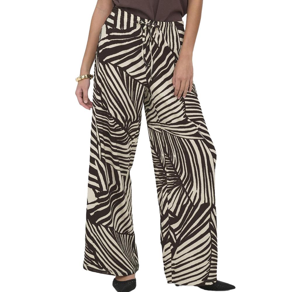 Pantalon fluide Beige/Marron Femme JDY Ebbie pas cher