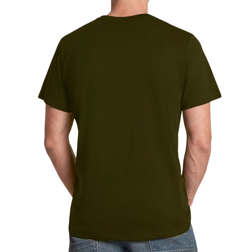 Grünes Herren-T-Shirt von G-Star RAW mit Logo Ansicht 2