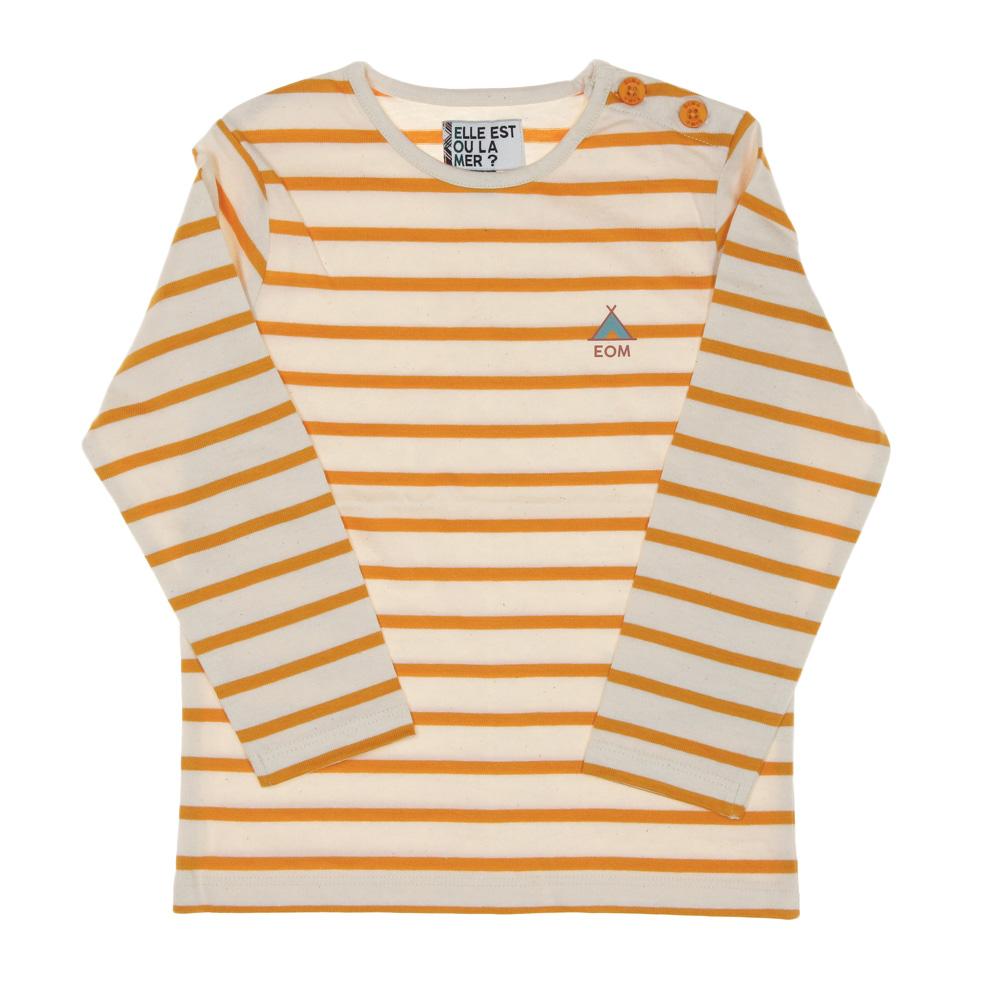 EOM Eloris Camiseta rayas amarilla niño barato